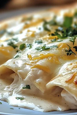 White Chicken Enchiladas