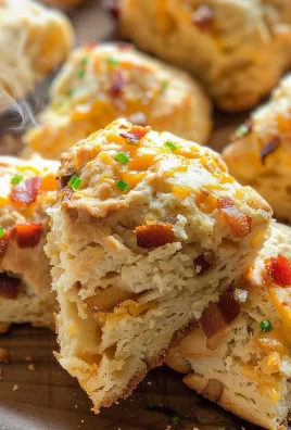 Air Fryer Apple Cheddar Bacon Scones