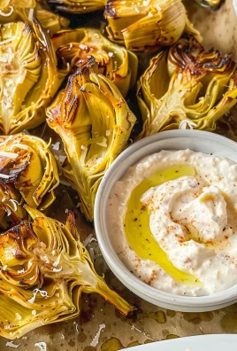 Air Fryer Artichoke Hearts with Garlic Aioli (Keto and Low Carb)