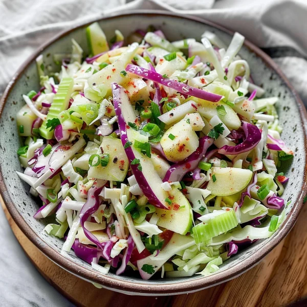 Apple Cabbage Coleslaw Recipe