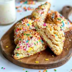 Birthday Cake Scones