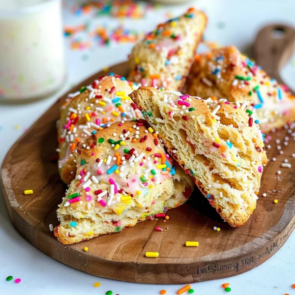 Birthday Cake Scones