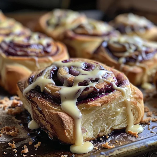 Blueberry Cinnamon Rolls