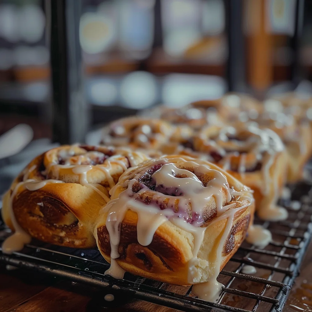 Blueberry Cinnamon Rolls image 4