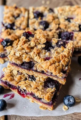 Blueberry Oatmeal Bars