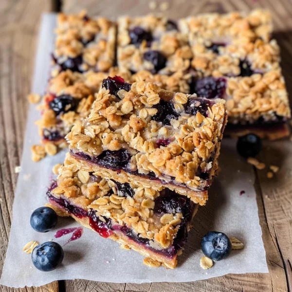 Blueberry Oatmeal Bars