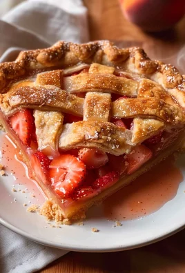 Brown Butter Strawberry Peach Pie