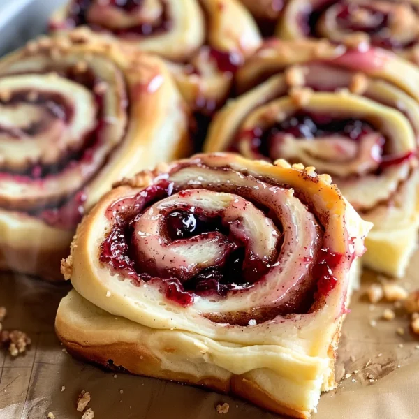 Cherry Cinnamon Rolls with Homemade Filling