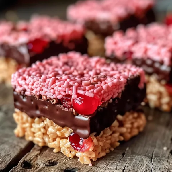 Cherry Rice Krispie Treats