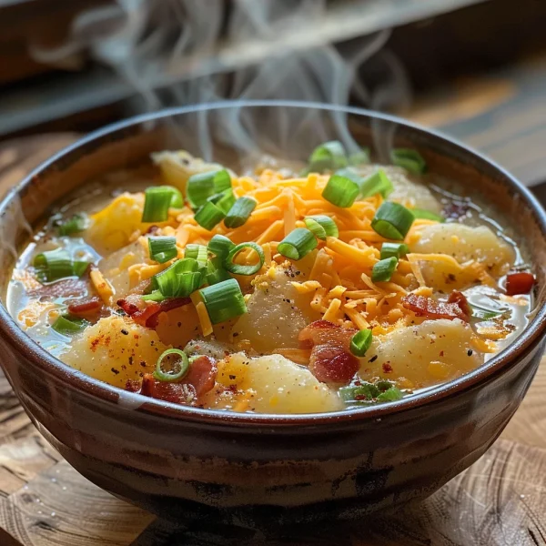Comforting Loaded Baked Potato Soup