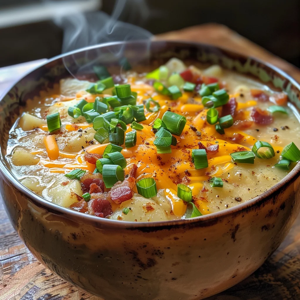 Comforting Loaded Baked Potato Soup image 2