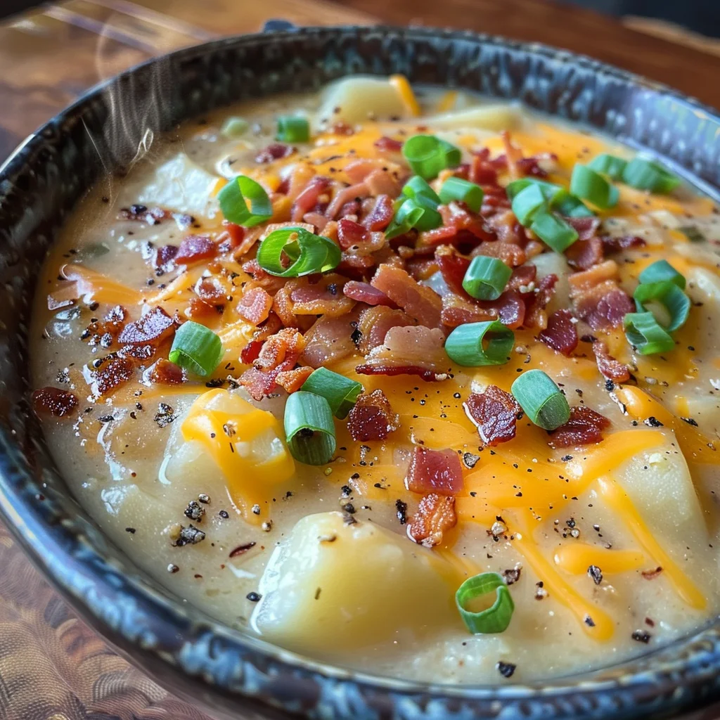 Comforting Loaded Baked Potato Soup image 3
