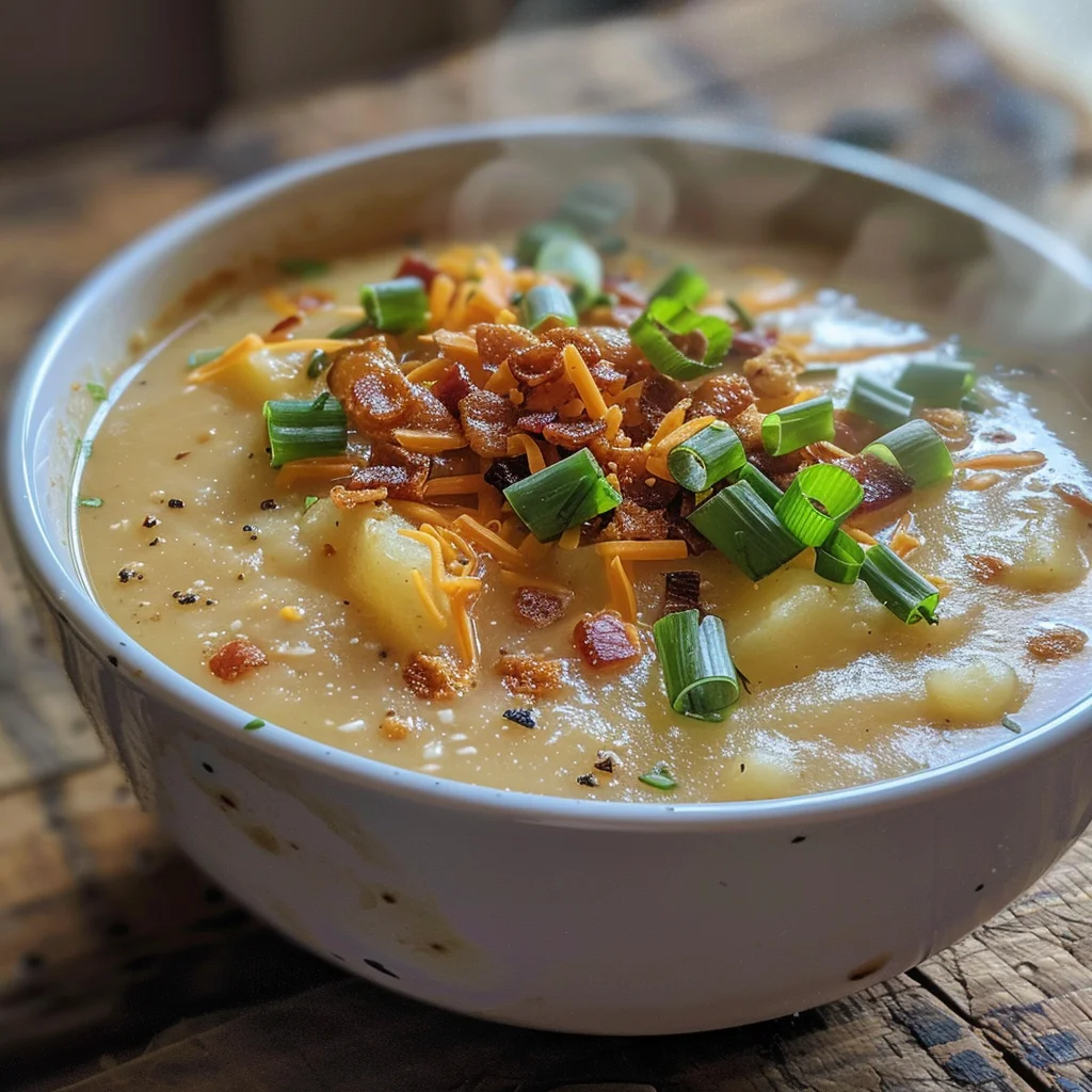 Comforting Loaded Baked Potato Soup image 4