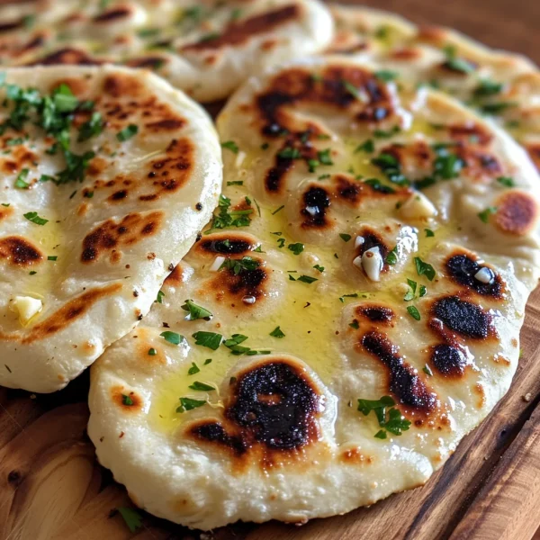 Cottage Cheese Garlic Naan (High Protein, No Yeast!)