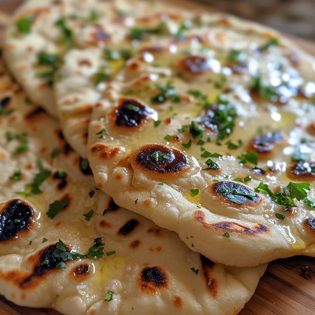 Cottage Cheese Garlic Naan (High Protein, No Yeast!) image 2