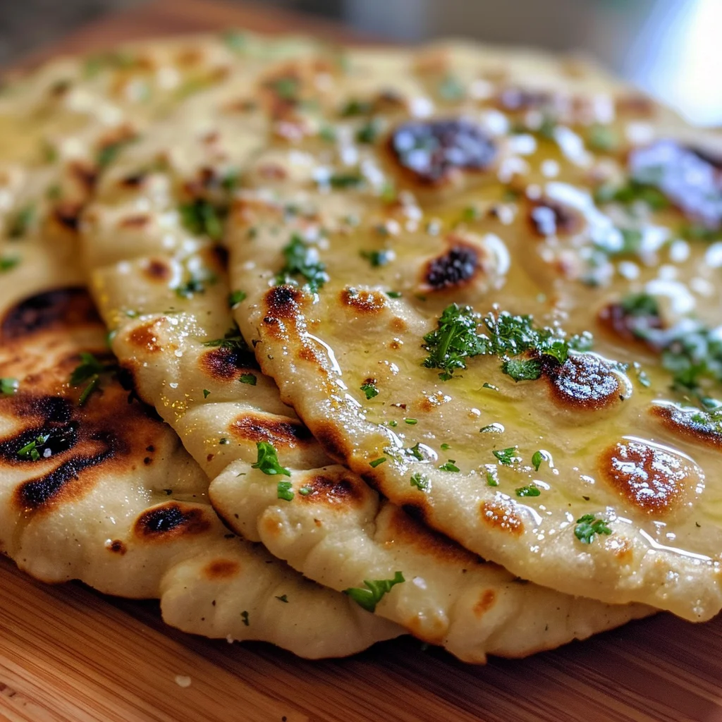 Cottage Cheese Garlic Naan (High Protein, No Yeast!) image 3