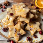 Cranberry Orange Shortbread Cookies Recipe