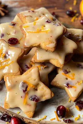 Cranberry Orange Shortbread Cookies Recipe