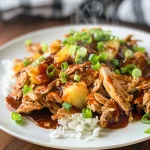 Crockpot Pineapple BBQ Chicken