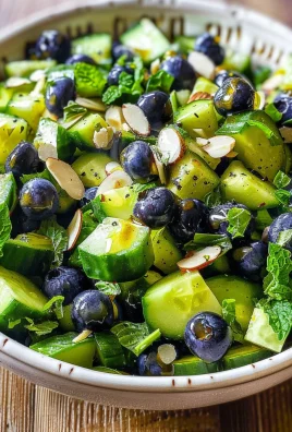 Cucumber Blueberry Salad