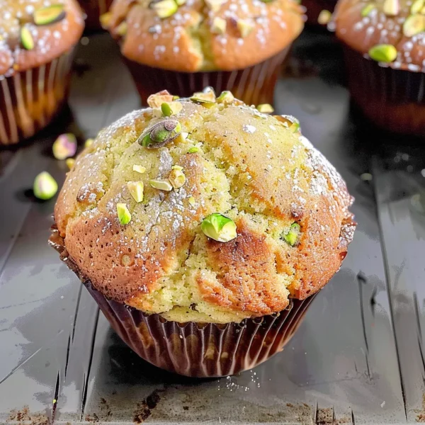 Easy Bakery-Style Pistachio Muffins