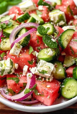Feta Watermelon Salad