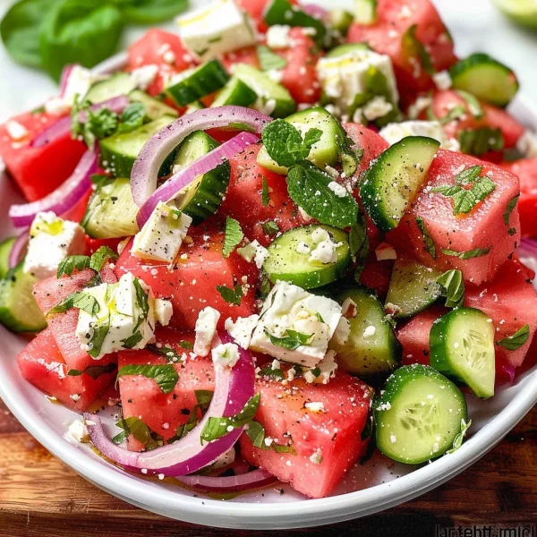 Feta Watermelon Salad