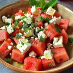 Greek Watermelon Salad