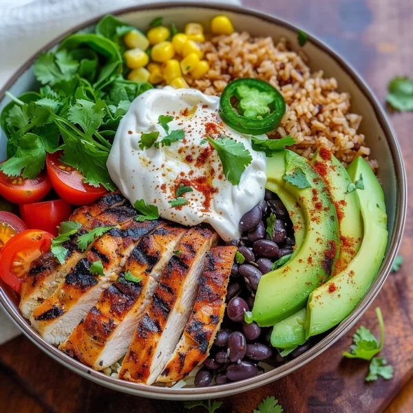 Grilled Chicken Burrito Bowl