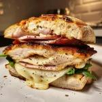 Grilled Chicken Cordon Bleu Sandwich