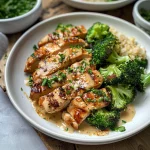 Grilled Chicken & Broccoli Bowls With Creamy Garlic Sauce Delight Your Taste Buds!