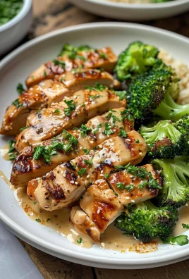 Grilled Chicken & Broccoli Bowls With Creamy Garlic Sauce Delight Your Taste Buds!