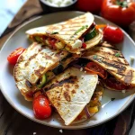 Grilled Mediterranean Veggie Quesadillas