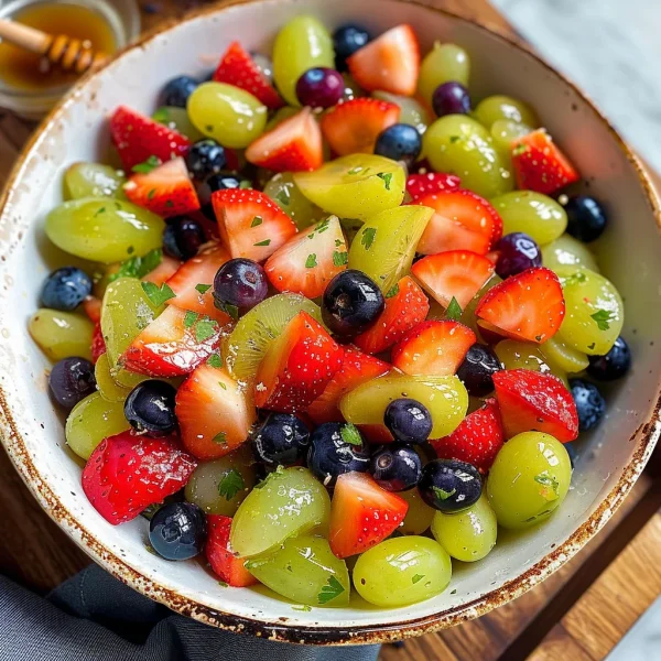 Honey Lime Fruit Salad
