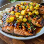 Honey Pineapple Salmon