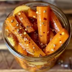 Hot Honey Pickled Carrots: A Sweet and Spicy Delight!
