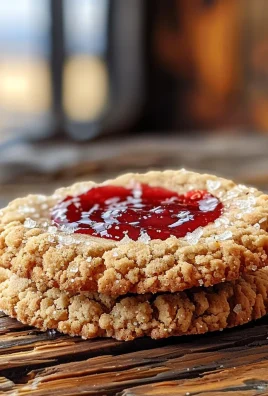 Indulgent Buttery Raspberry Crumble Cookies with Sweet Jam Filling