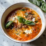 Keto Lasagna Soup Recipe