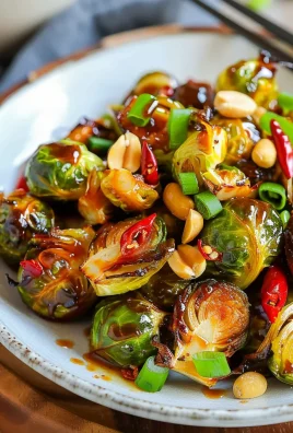 Kung Pao Brussel Sprouts