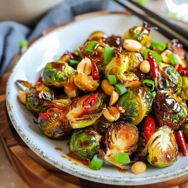 Kung Pao Brussel Sprouts