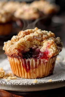 Leftover Cranberry Sauce Coffee Cake Muffins