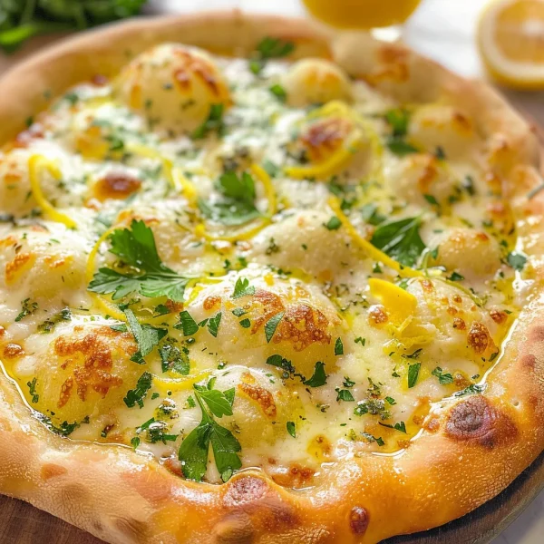 Lemon Pizza with Fresh Herbs