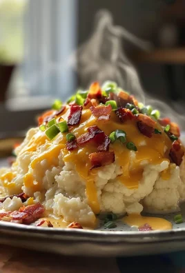 Loaded Cauliflower Rice {Super Cheesy!}