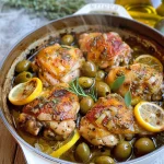 Mediterranean Chicken with Lemons and Olives