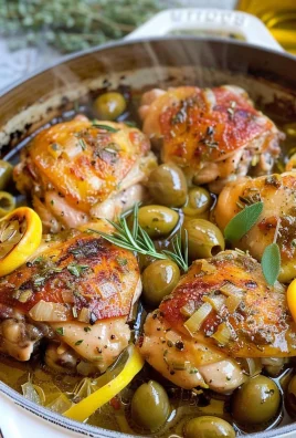 Mediterranean Chicken with Lemons and Olives