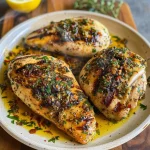 Mediterranean Herb Crusted Grilled Chicken