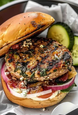 Mediterranean Turkey Burgers