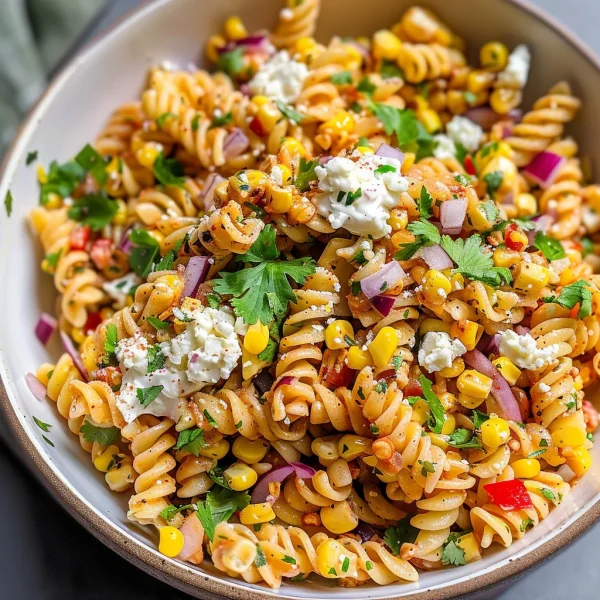 Mexican Street Corn Pasta Salad Recipe