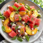 Peach Watermelon Salad: Refreshing Summer Delight Awaits!