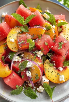 Peach Watermelon Salad: Refreshing Summer Delight Awaits!